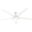 Aerodyne 60 Inch Wi-Fi Energy Star Ceiling Fan with LED Light Kit and Handheld Remote In Matte White and Porcelain White