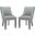 Afton Light Blue Dining Chair Set of 2