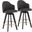 Ahoy 26 Inch Counter Stool Set of 2 In Charcoal