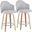 Ahoy Counter Stool Set of 2 In Light Grey
