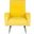 Aida Yellow Velvet Retro Mid Century Accent Chair