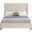 Aiden Velvet Full Bed In Cream