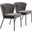 Aimee Dining Chair Set of 2 In Gray
