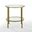 Aimee Side Table In Soft Gold
