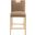Aimee Vegan Leather Counter Stool In Brown and Natural