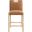 Aimee Vegan Leather Counter Stool In Cognac and Natural