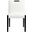 Aimee Vegan Leather Dining Side Chair Set of 2 In Cream and Black