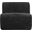 Akira Fabric Upholstered Accent Chair In Black
