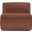 Akira Fabric Upholstered Accent Chair In Cognac and Natural