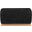 Akira Fabric Upholstered Ottoman In Black and Natural