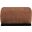 Akira Fabric Upholstered Ottoman In Cognac and Black