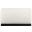 Akira Fabric Upholstered Ottoman In Cream and Black