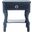 Alaia Navy One Drawer Nightstand