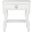 Alaia White One Drawer Nightstand