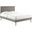 Alana King Wood Platform Bed With Splayed Legs MOD-6620-GRY