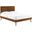 Alana Twin Wood Platform Bed With Splayed Legs MOD-6621-WAL