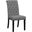 Alana Upholstered Tufted Side Chairs with Nailhead Trim Set of 2 In Grey / Rustic Espresso