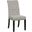 Alana Upholstered Tufted Side Chairs with Nailhead Trim Set of 2 In Sand / Rustic Espresso