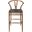 Albany Bar Height Stool In Walnut and Black