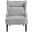 Alden Accent Chair In Gray