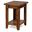 Alder Grove Chairside Table In Medium Brown