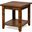 Alder Grove End Table In Medium Brown