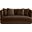 Alder Velvet Loveseat In Brown Velvet