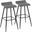 Ale Fixed Height Bar Stool Set of 2 In Grey