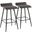 Ale Fixed Height Counter Stool Set of 2 In Espresso