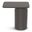 Alessia End Table In Deep Umber Brown