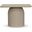 Alessia Square Coffee Table In Latte Taupe