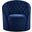 Alessio Velvet Accent Chair In Navy