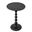 Alexander Hammered Metal End Table In Black