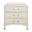 Alexandra Chest In Cerused White and Gold