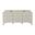 Alexandra Dresser In Cerused White and Light Grey