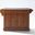 Alexandria Granite Top Full Size Kitchen Island/Cart In Cherry and Gray