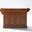 Alexandria Stone Top Full Size Kitchen Island/Cart In Cherry and White