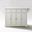 Alexandria Stone Top Full Size Kitchen Island/Cart In White