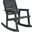 Alexei Dark Slate Grey Rocking Chair