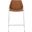 Alexis Matte Cigar Brown Mid Century Counter Stool