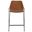 Alexis Mid Century Counter Stool in Cognac