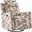 Alfons Swivel And Rocker Power Recliner With Headrest In Flower