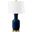 Alia Lamp Without Shade In Navy Blue