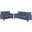 Aliana Living Room Set In Blue