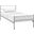 Alina Gray Twin Platform Bed Frame