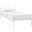 Alina White Twin Platform Bed Frame