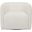 Aline Fabric Swivel Chair In White