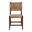 Alise Handwoven Seagrass Dining Chair with Mahogany Wood Frame In Natural and Earthy Brown