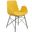 low Dining Arm Chair In Yellow