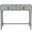Aliyah 2Drw Console Table in Distressed Grey
